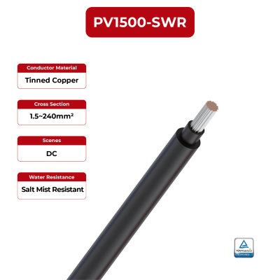 1.5kV Solar Cable Copper Conductor 2PfG 2962 PV1500-SWR