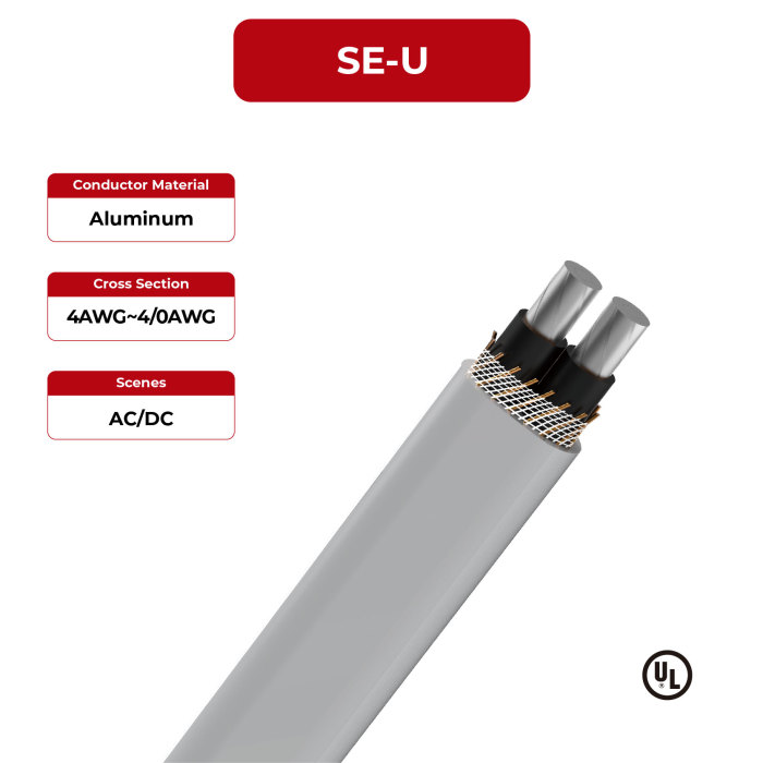 600V Solar Cable Aluminum Conductor SE-U