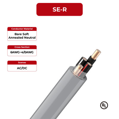 600V Solar Cable Copper Cable SE-R