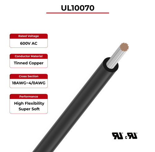 600V Energy Storage Cable UL 10070