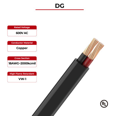 600V Solar Cable Copper Conductor DG
