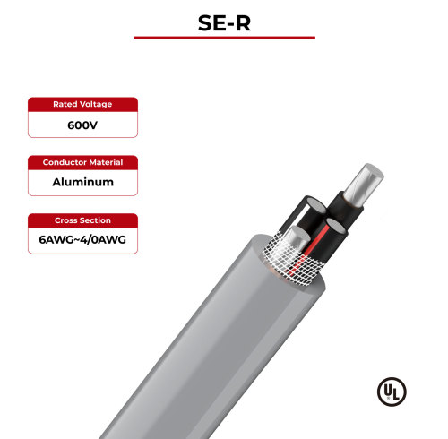 600V Solar Cable Aluminum Conductor SE-R