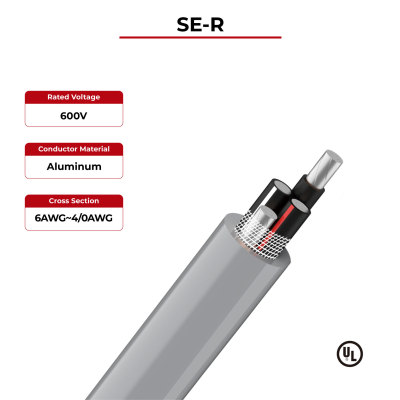 600V Solar Cable Aluminum Conductor SE-R