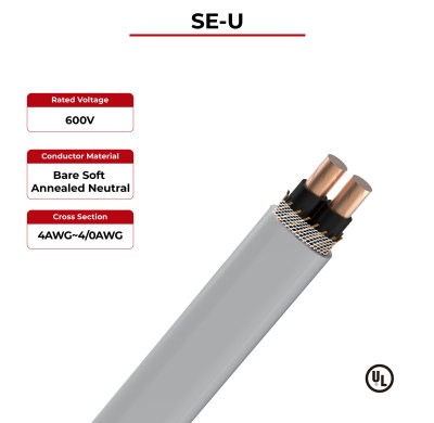 600V Solar Cable Copper Cable SE-U