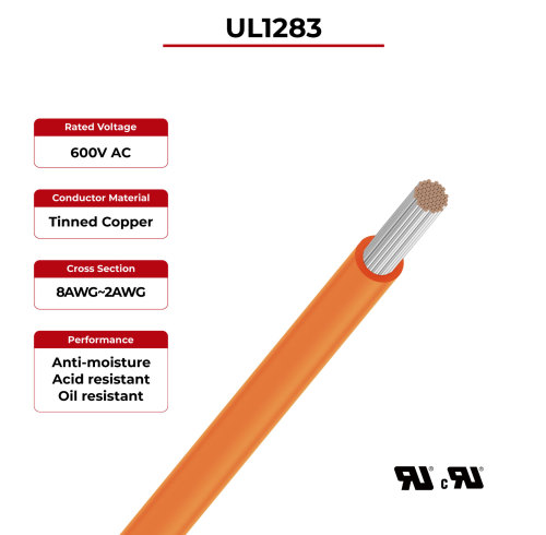 600V Energy Storage Cable UL 1283