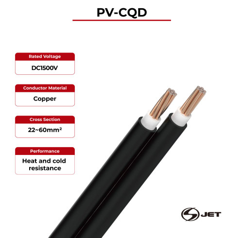 1.5kV Solar Cable PV-CQD JET Certificated