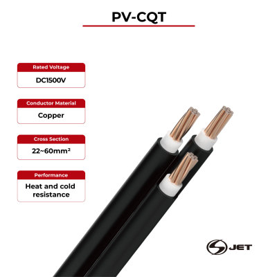1.5kV Solar Cable PV-CQT JET Certificated