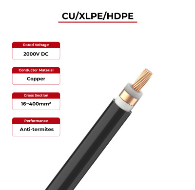 2000V Main Cable For BESS HDPE