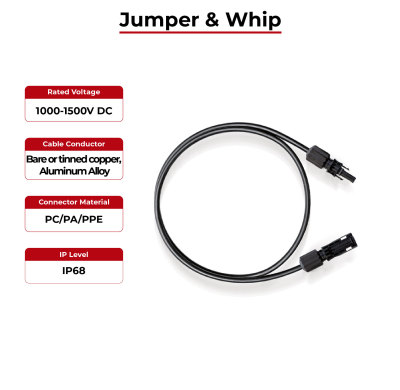 Solar Cable Jumper & Whip TÜV & UL