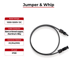 Solar Cable Jumper & Whip TÜV & UL