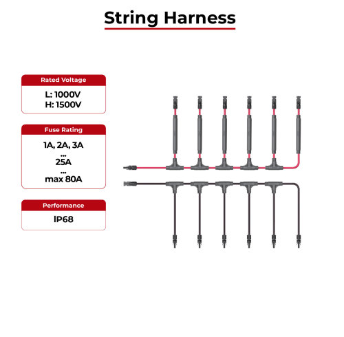 Solar Cable String Harness IP68