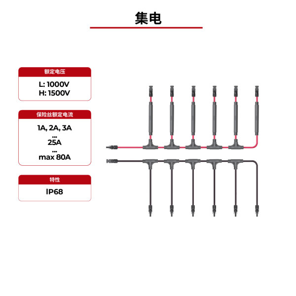 太阳能电缆串线 IP68