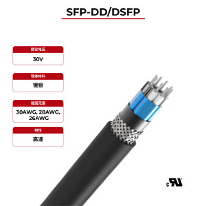 100Ω 高速电缆 SFP-DD/DSFP UL认证