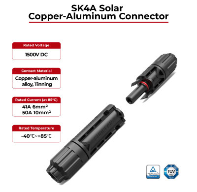 SK4A Solar Copper-Aluminum Connector  6mm 10mm TÜV