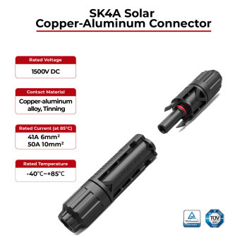 SK4A Solar Copper-Aluminum Connector  6mm 10mm TÜV