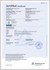 TÜV 2PfG 2693 Certificate