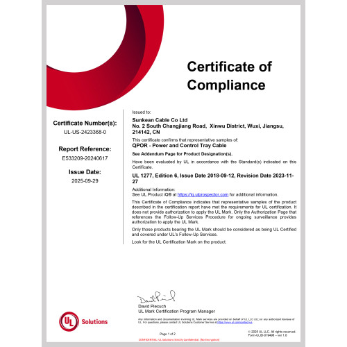 TC TC-ER Certificate