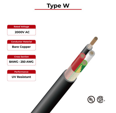 2000V High Speed Cable Type W