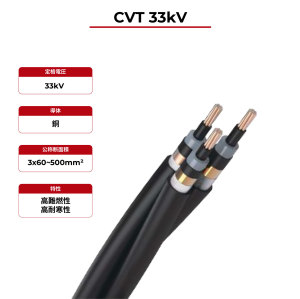 33kV ソーラーケーブル CVT