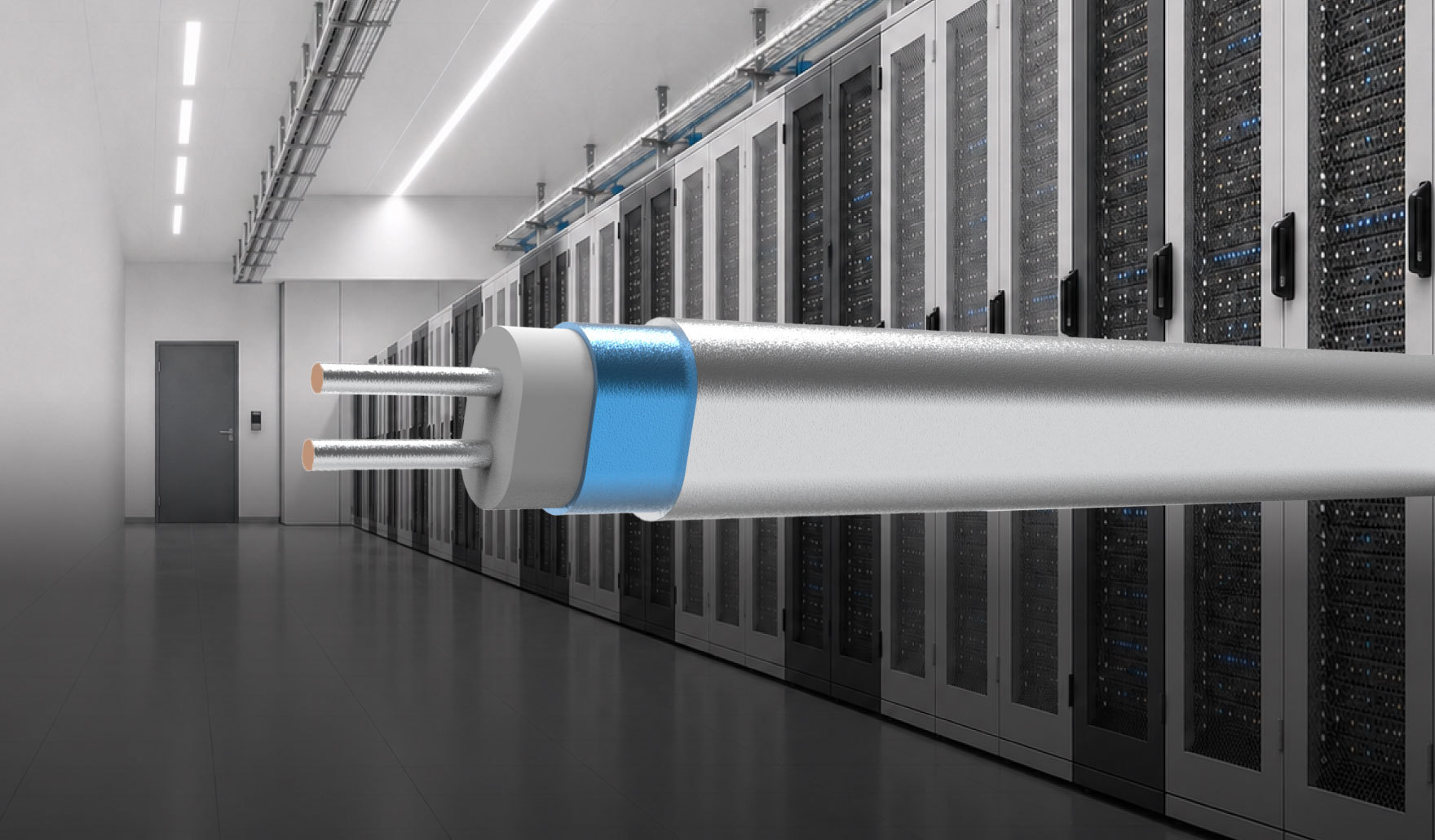 SUNKEAN high-speed copper cable for AI data center rack interconnection