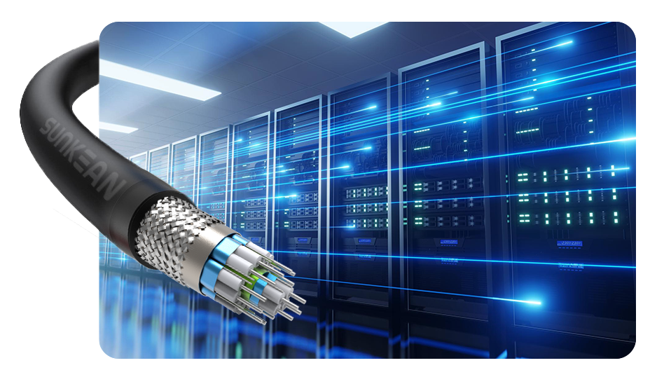 sas active optical cable aoc high speed in data center