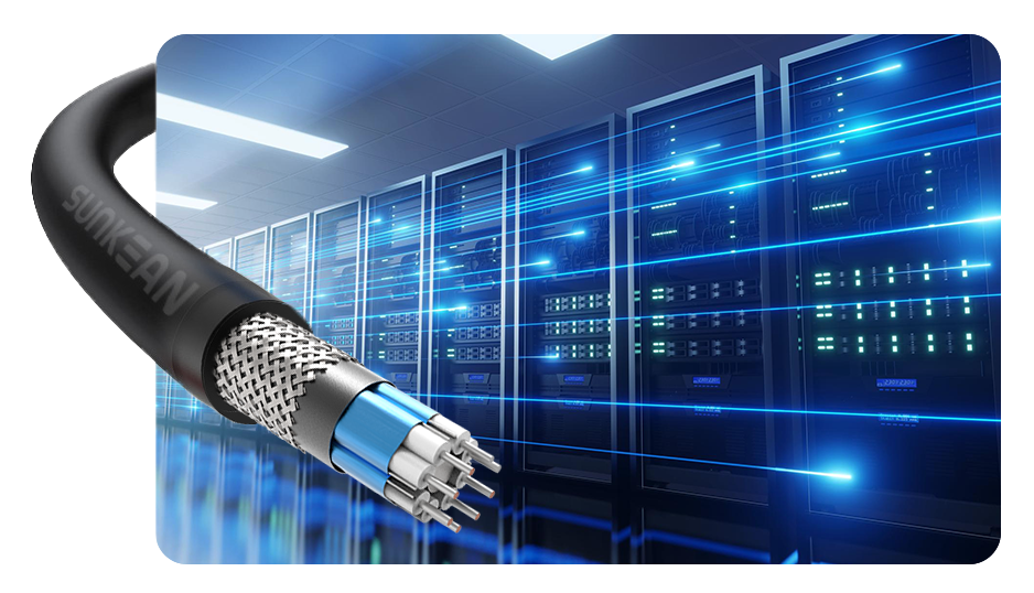 sas active optical cable aoc high speed in data center