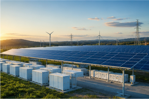 Industrial energy storage system with safe and reliable storage cable solutions