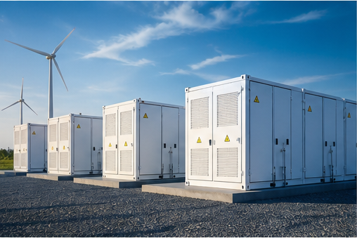 Battery energy storage cabinet with cable harness connections for power management
