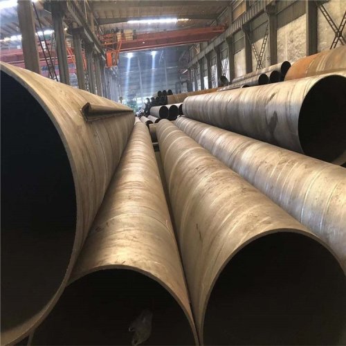 China Factory spiral steel pipe pile large stock steel pipe cover pile sheet metal building materials