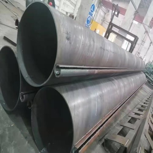 China Factory spiral steel pipe pile large stock steel pipe cover pile sheet metal building materials