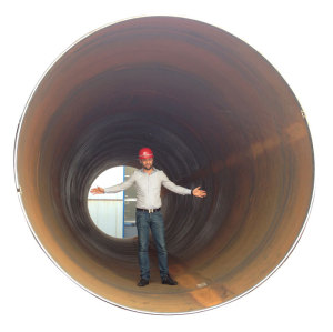API 5L SSAW large diameter Oil Pipeline ERW round Hollow Section 40 API 5l 3lpp coated steel spiral welded pipe