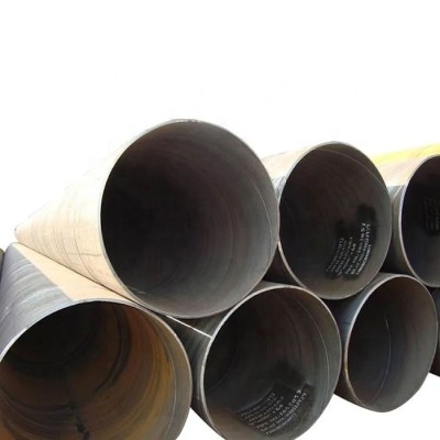 China yuantaiderun Factory black steel tube and pipe Spiral steel round hollow section welded steel pipes