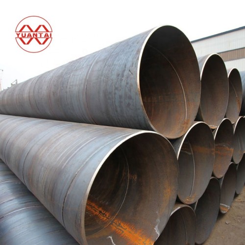 Round black steel pipe hollow steel spiral tubes erw spiral steel tube ssaw carbon welded pipe large diameter