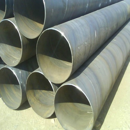 Round black steel pipe hollow steel spiral tubes erw spiral steel tube ssaw carbon welded pipe large diameter