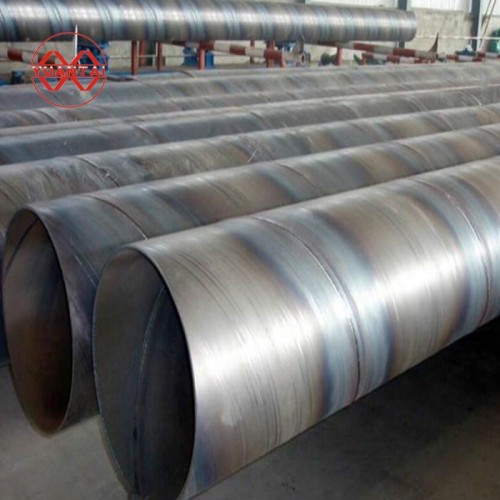 Round black steel pipe hollow steel spiral tubes erw spiral steel tube ssaw carbon welded pipe large diameter