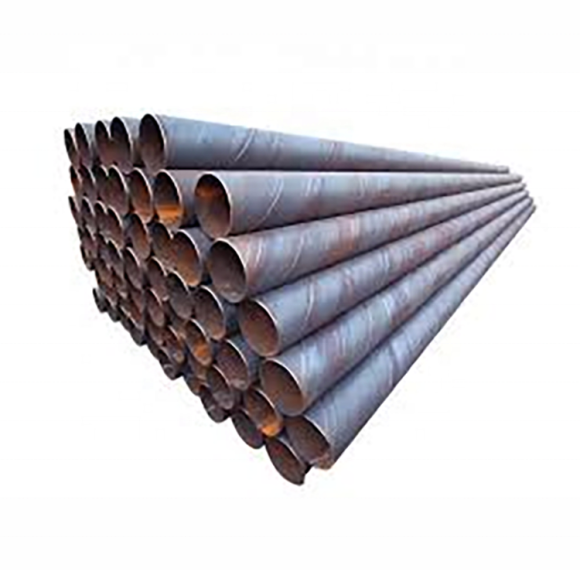 china supplier API 5L x42 x52 x56 x60 ssaw spiral carbon steel pipe black hollow section Used for Water Well Casing Pipe