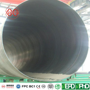 STK400/490 large diameter big size spiral welded steel pipe Submerged arc welding pipe