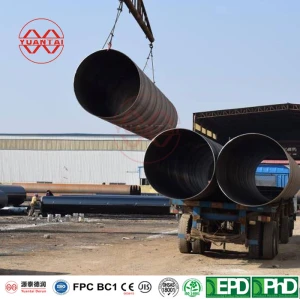 ASTM A36 API 5L x42 x52 x56 x60 Steel Pipe ERW SSAW spiral welded steel pipe for water oil and gas