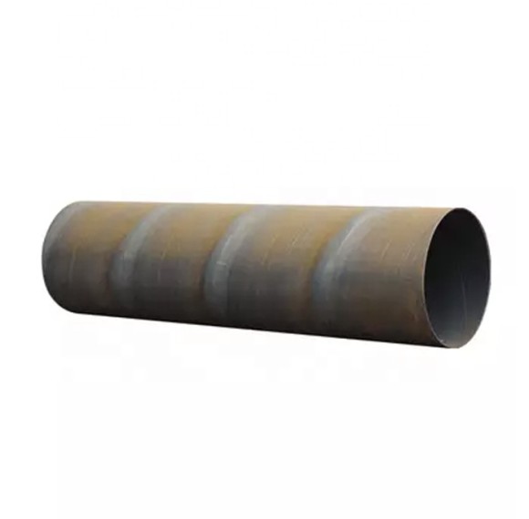 ASTM hot rolled carbon ms mild spiral round black steel tubes and pipes construction carbon seamless spiral steel pipe