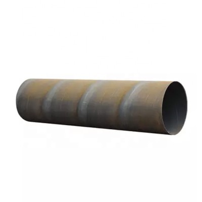 ASTM hot rolled carbon ms mild spiral round black steel tubes and pipes construction carbon seamless spiral steel pipe