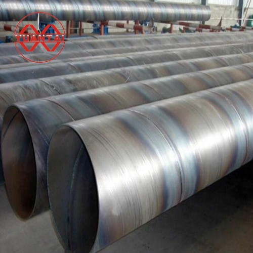 ASTM A252-89 Hot rolled SSAW steel pipes for flammable transportation in the petroleum and natural gas industry