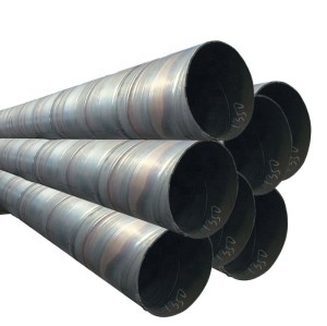 ASTM A252-89 Hot rolled SSAW steel pipes for flammable transportation in the petroleum and natural gas industry