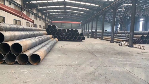 High quality bi spiral welded carbon steel pipe carbon welded saw spiral steel pipe