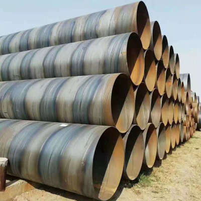 Custom SSAW SAWL API 5L ERW Steel Structure  |  Hot Rolled Carbon Spiral Welded Steel Pipe for Construction Industrial