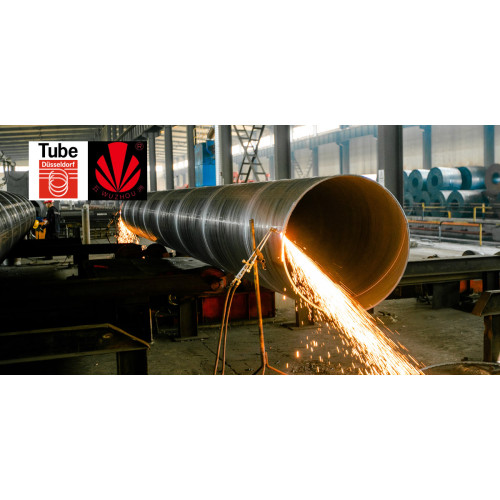 🌍 [Cangzhou Spiral Steel Pipe Group · A Leading Force in International Trade] Makes a Strong Debut in Düsseldorf, Germany!