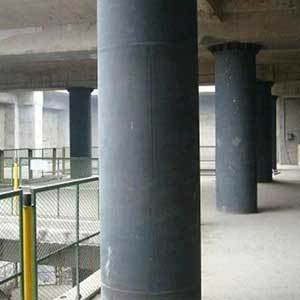 Subway platform and tunnel support-300-1