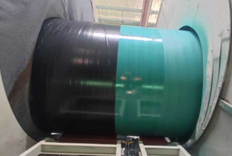 3PE winding operation line