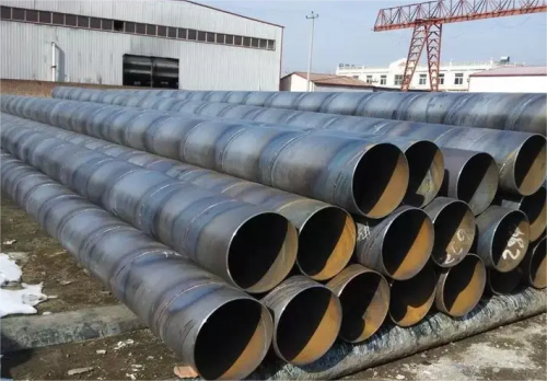 High quality bi spiral welded carbon steel pipe carbon welded saw spiral steel pipe