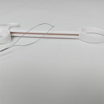 Veterinary endoscope polypectomy snare | foreign body removal in animals