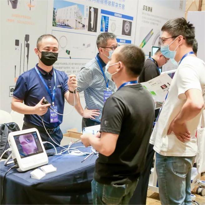 Driven by innovation · Leading to the future of Endoscope - Jeet Medical’ self-developed 360° universal steering Portable Veterinary Endoscope was unveiled at the exhibition